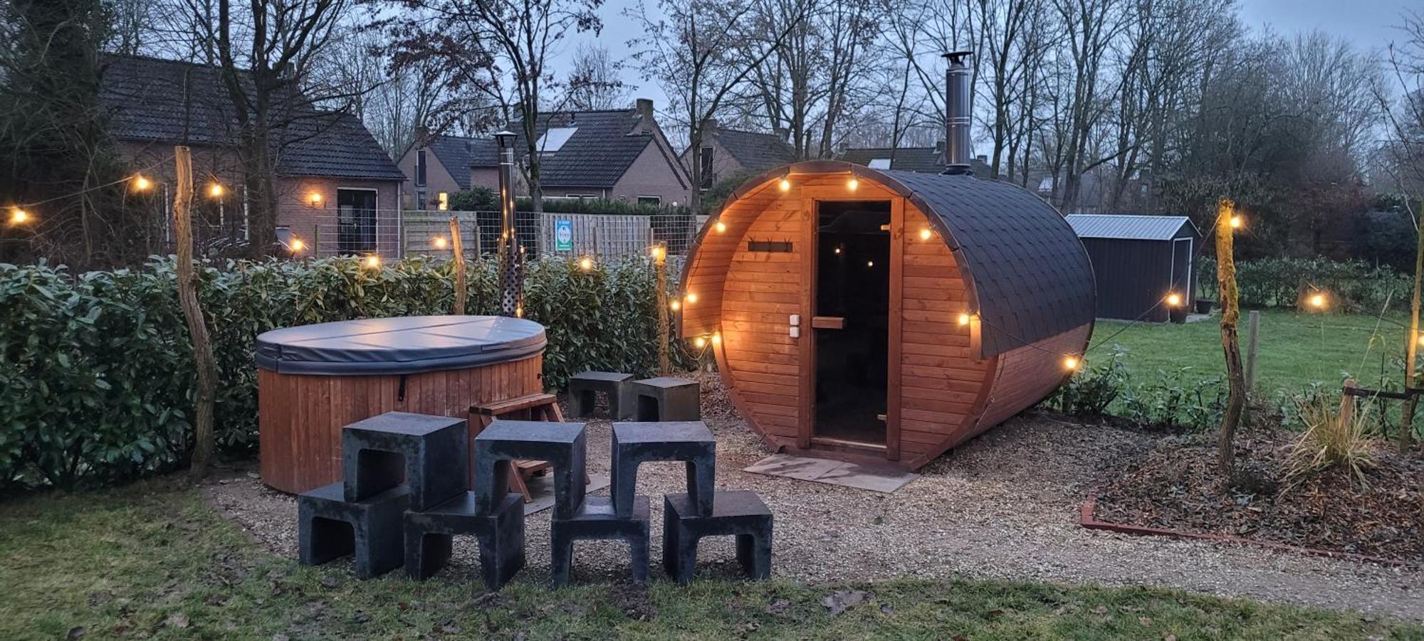 Evergreen Wellness Met Sauna & Hottub Ewijk 外观 照片